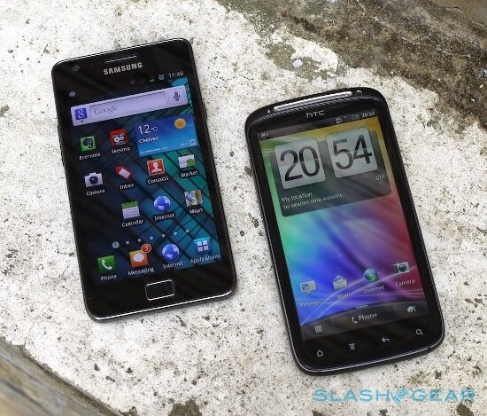  Samsung Galaxy S II  HTC Sensation    